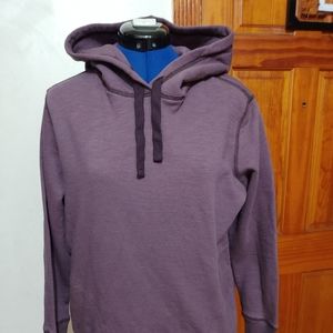Gap french terry raisin brown sweatshirt with hood in Size S